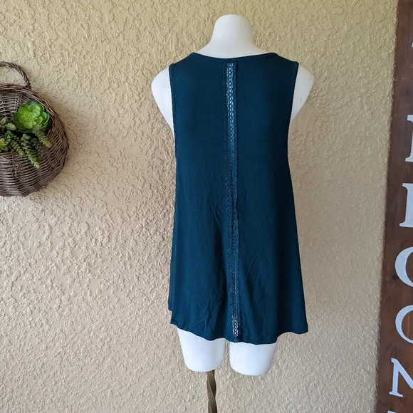 SUPER SOFT TEAL PAISLEY GIRAFFE TANK size 00 - Picture 3 of 5